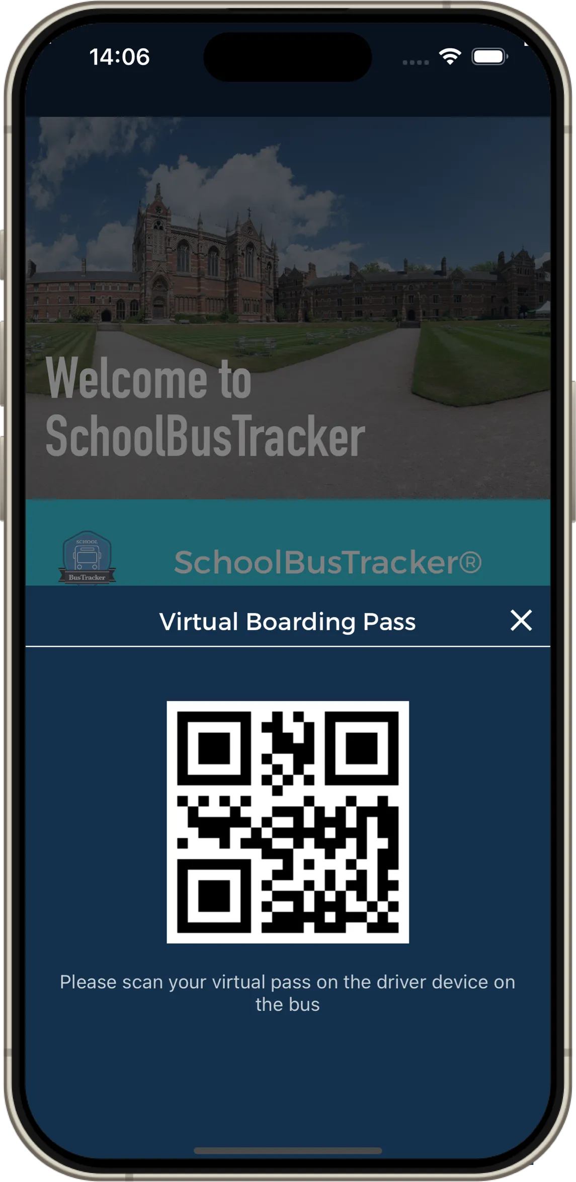 Virtual boarding pass